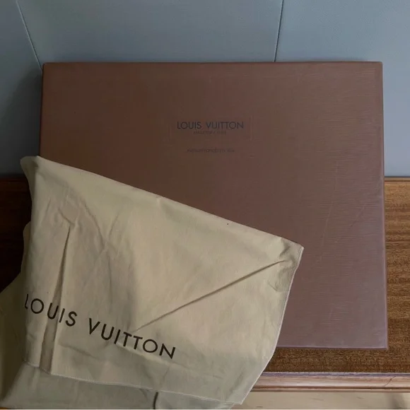 CHRISTMAS SPECIAL LOUIS VUITTON Damier Geant Gray Messenger Computer Laptop Bag - Picture 3 of 16